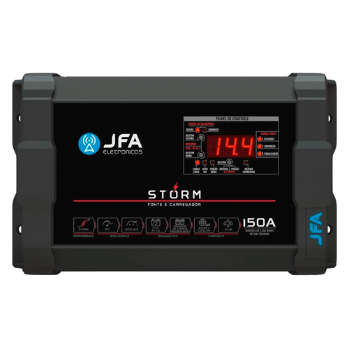 FONTE CARREGADOR BATERIA 150A STORM JFA