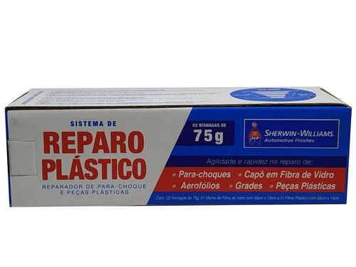 Veda Choque Kit para Reparo em Peças de Plastico Lazzuril Sherwin-williams 150g (2x75g)