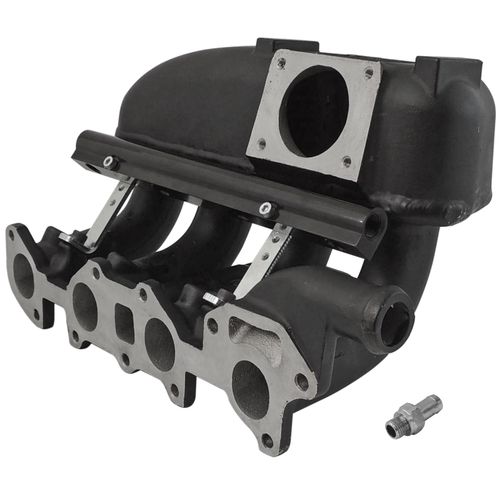 COLETOR DE ADMISSÃO PARA CHEVETTE INJETADO TIPO PLENUM TBI LATERAL- 4 Bicos - Preto