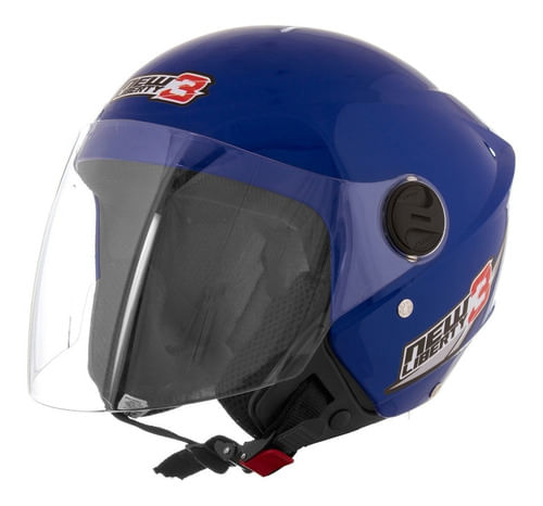 Capacete Aberto Pro Tork New Liberty  Three Azul 56
