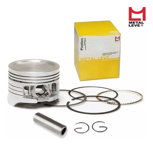 Pistão Com Anéis Metal Leve Ml Xl Xls Turuna 125 0,25