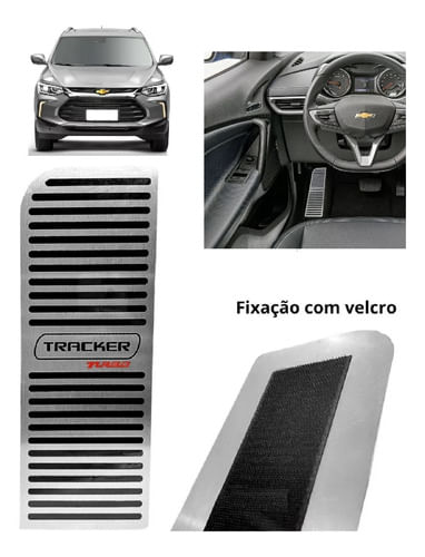 Descanso Apoio De Pé Aço Escovado Tracker Turbo 2020 21 2022