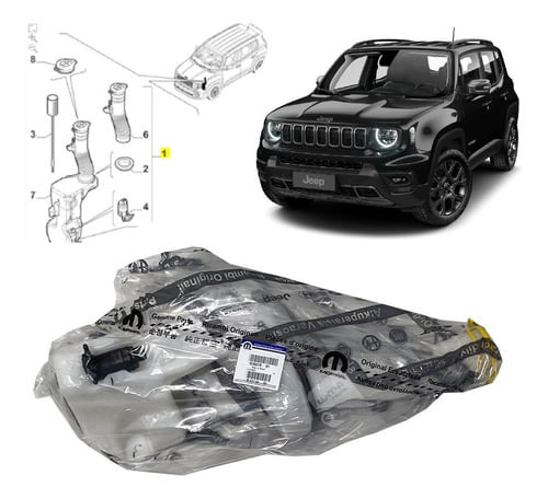 Reservatorio Agua Parabrisa Jeep Renegade Original 52008239 (1)