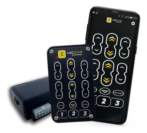 Central+ Controle  V2 8 Canais  Suspensão A Ar Bluetooth