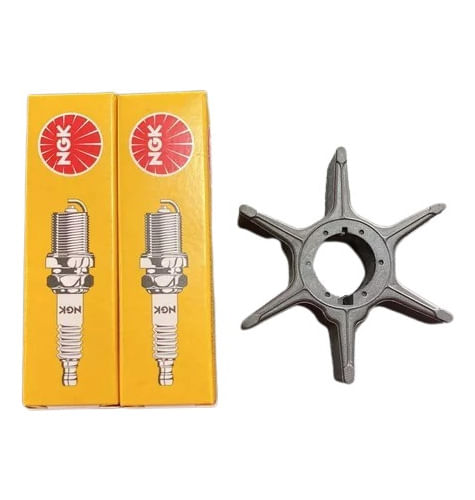 Vela De Ignição E Rotor Da Bomba D'água Suzuki 25/30hp Todos