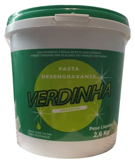 Pasta Desengraxante Para Mãos Verdinha 2.6kg
