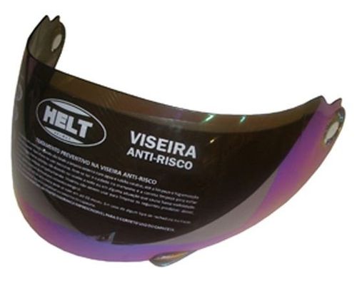 Viseira Capacete Helt Hippo Camaleão Colorida