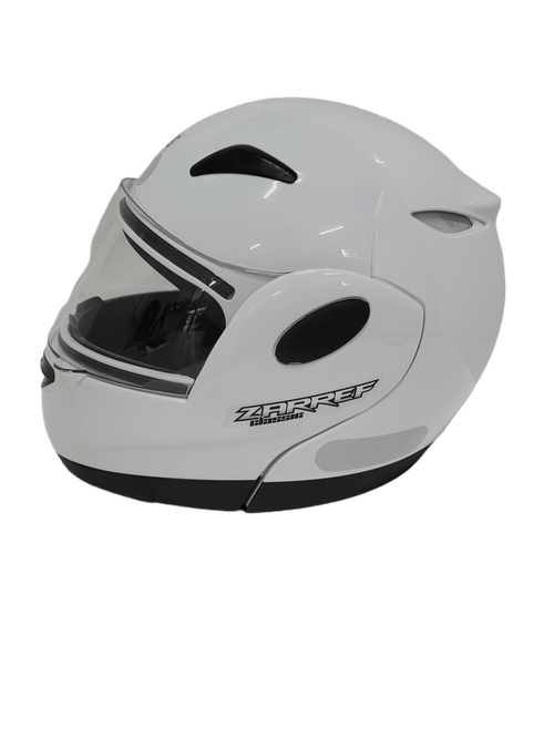 Capacete zarref classic branco 58 escamoteavel