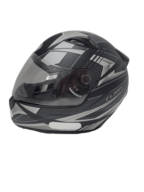 Capacete ebf spark flash preto fosco/prata 58