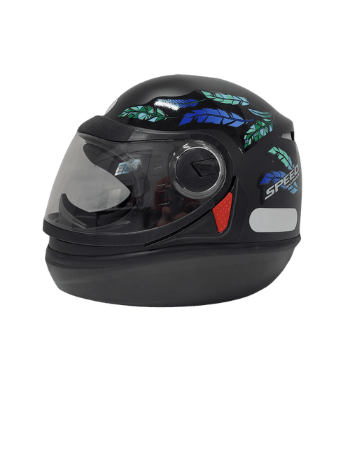 Capacete san marino speed fly preto fosco/azul 58