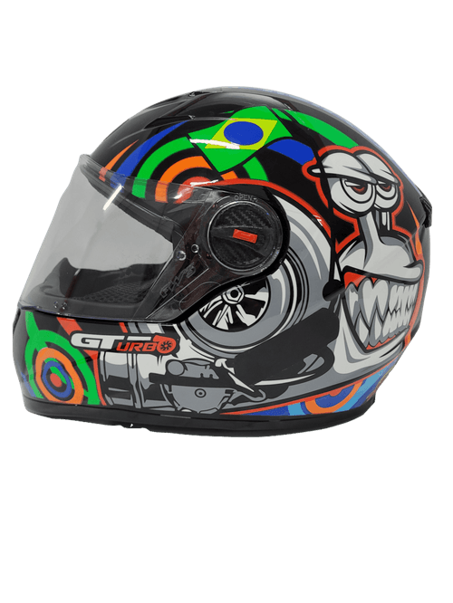 Capacete fw3 gt turbo preto 56