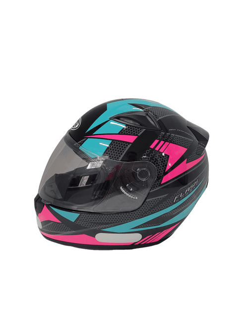Capacete ebf spark flash preto/tifany 56