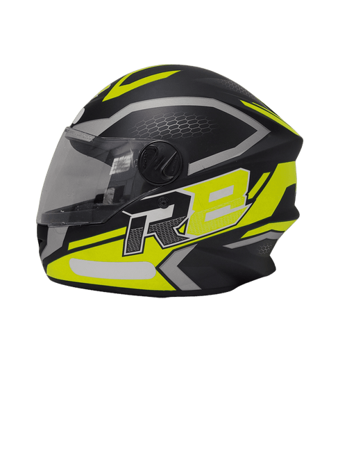 Capacete protork r8 air preto/amarelo 58