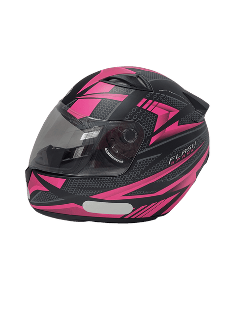 Capacete ebf spark flash preto fosco/rosa 56