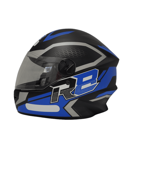 Capacete protork r8 air preto/azul 60