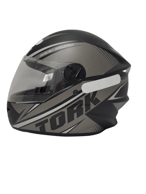 Capacete protork r8  pro  preto/prata 56
