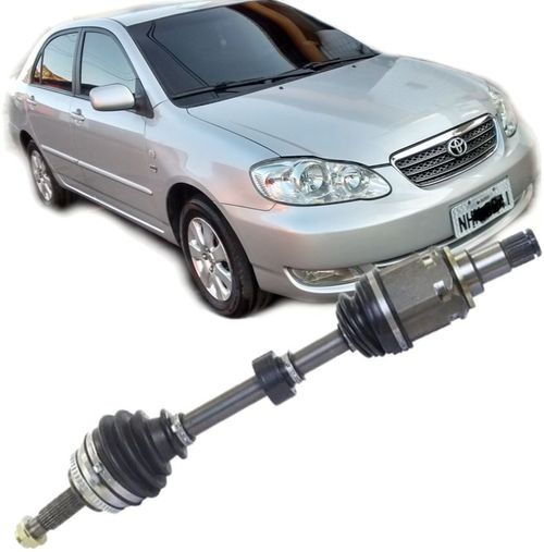 Semi Eixo Homocinetico Corolla Fielder 2003 a 2008 Automatico Esquerdo