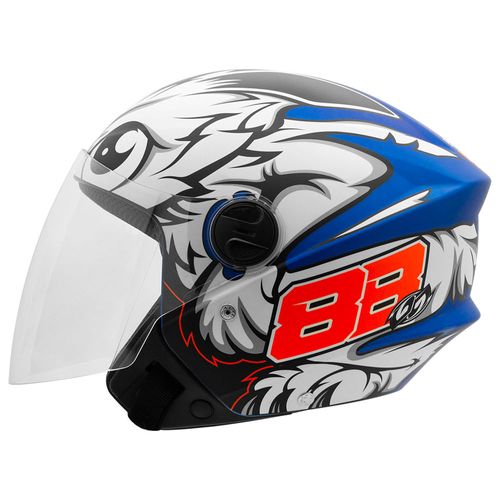 Capacete Pro Tork New Liberty 3 GP 88 Azul e Branco