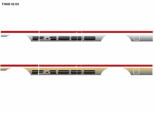 FAIXA ORIGINAL F-1000 93/... SUPER SERIES DOURADO