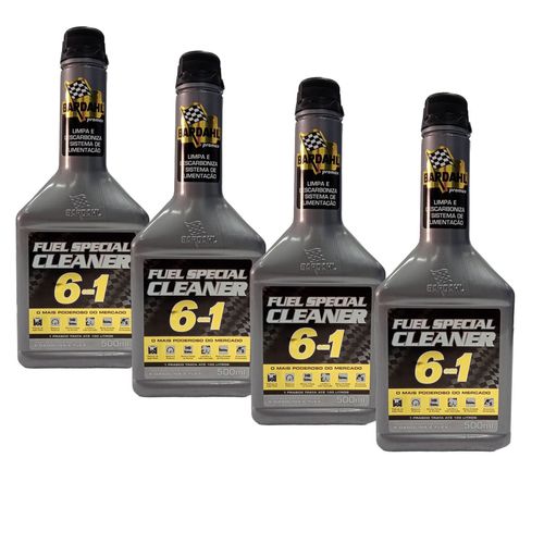 4 Unidades Aditivo de Combustível Fuel Special Cleaner 6 em 1  Bardahl 500ml