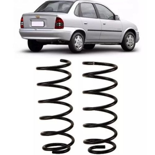 Par Mola Espiral Traseira Gnv Corsa Hatch 2002...<br />Corsa Sedan Sw Classic 1996...Prisma 2006...