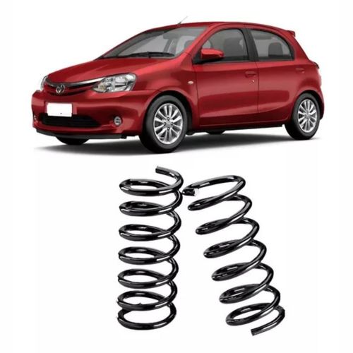 Par Mola Espiral Traseira Etios 1.3 1.5 16V X Xs Xls Cross 2012...