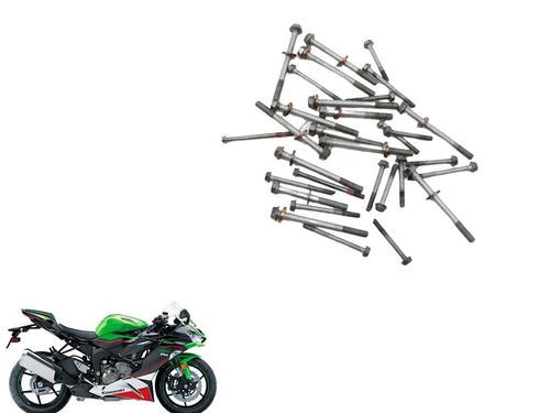 Kit Parafuso Carcaça Motor Kawasaki Zx 6 Zx6 19-24