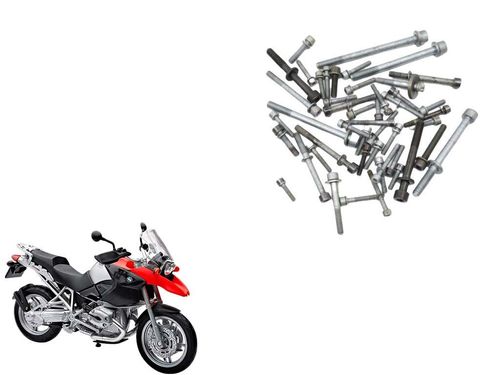 Kit Parafuso Carcaça Motor Bmw R 1200 Gs R1200gs 04-07