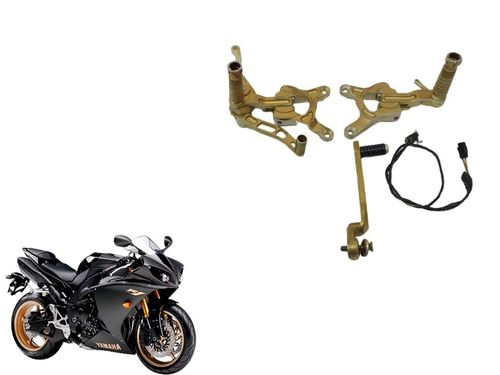 Kit Pedaleira Esportiva Yamaha R1 /yzf R1 09-14c/detalhe