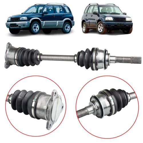 Semi Eixo Lado Esquerdo Grand Vitara 2.0 HDI 1998 A 2003 / GM Tracker 2.0 HDI 4X4 1998 A 2003