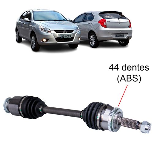 Semi eixo completo ( Lado direito) Jac Motors J3 1.4 Com Abs 2010 A 2015