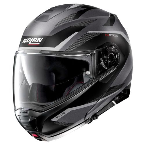 capacete Nolan N100-5 Plus Overland Cinza/preto Fosco (31)