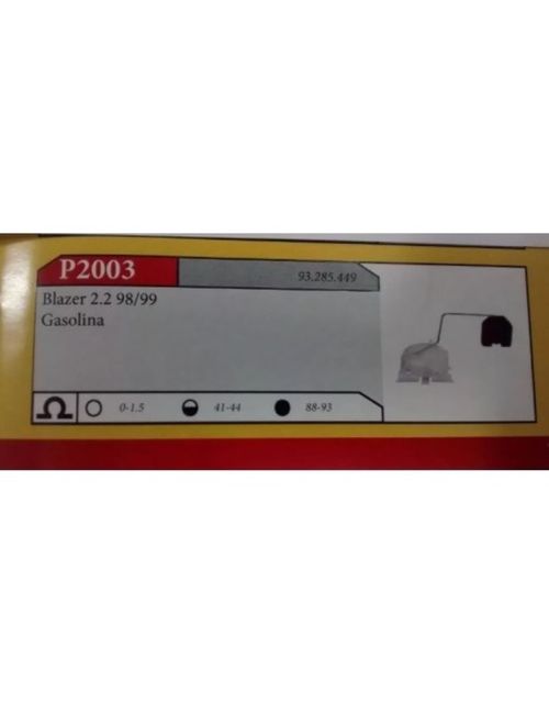 Boia Tanque Blazer 98/ 2.2 P2003 Cav P2003 Pe�a
