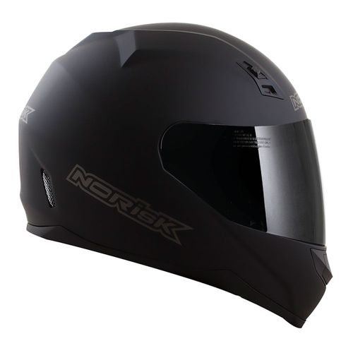 capacete NORISK FF391 STUNT MONOCOLOR PRETO FOSCO