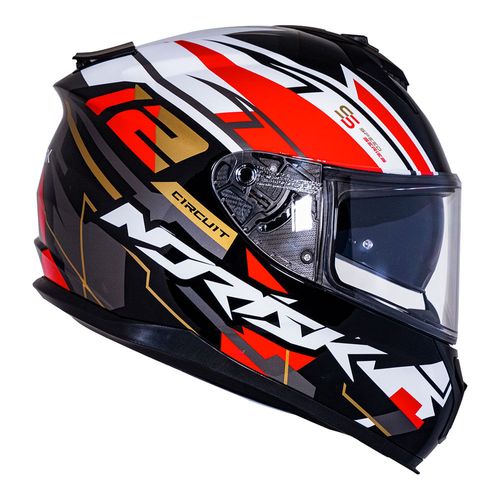 capacete NORISK STRADA CIRCUIT VERMELHO