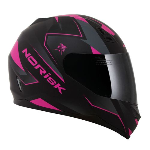 capacete NORISK FF391 STUNT STRIPES ROSA