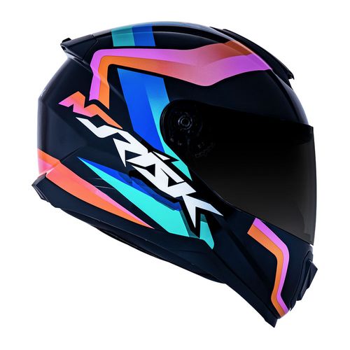 capacete NORISK RAZOR VOID PRETO/LARANJA