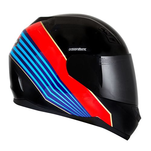 capacete NORISK FF391 STUNT DRY PRETO
