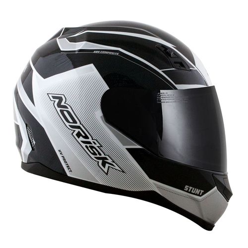 capacete NORISK FF391 STUNT STORM BRANCO