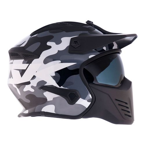 capacete NORISK DARTH AIRCRAFT BRANCO