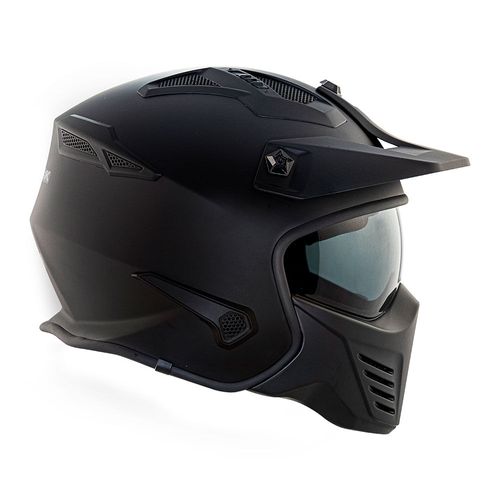 capacete NORISK DARTH MONOCOLOR PRETO FOSCO