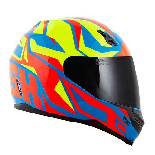 capacete NORISK FF391 STUNT CUTTING AMARELO