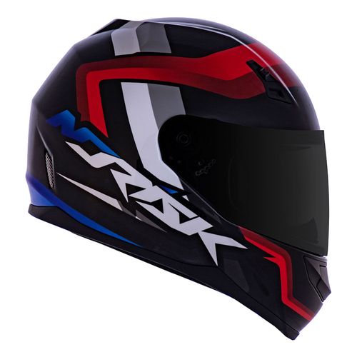 capacete NORISK FF391 STUNT VOID PRETO/VERMELHO
