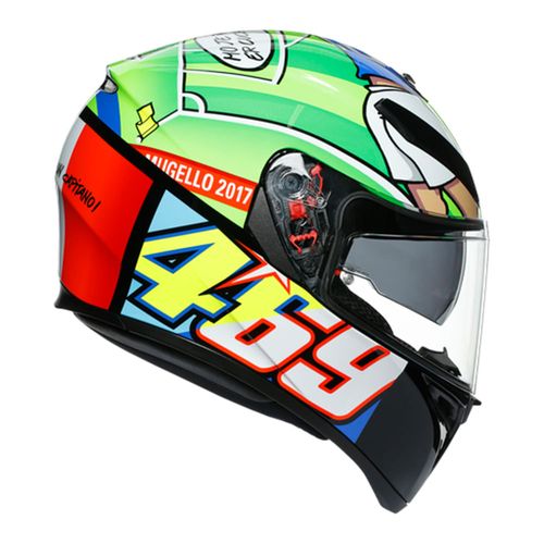 capacete Agv K3 Sv Rossi Mugello 2017 58/ml