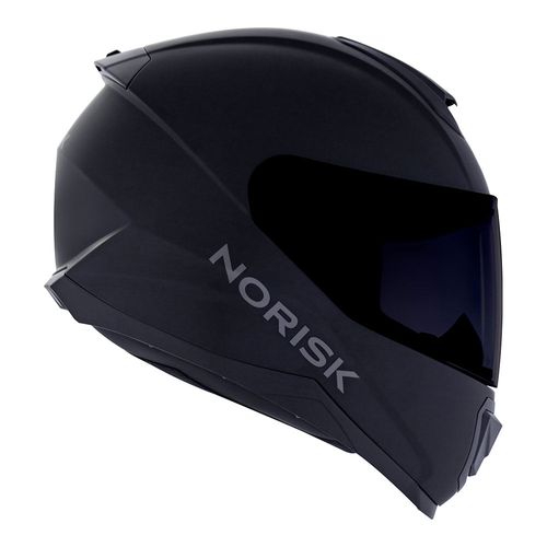 capacete NORISK RAZOR MONOCOLOR PRETO FOSCO