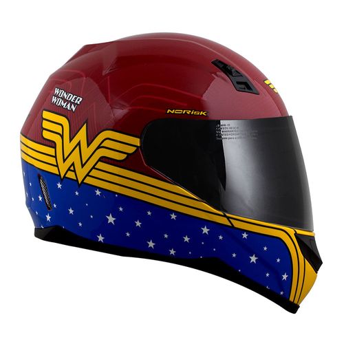 capacete NORISK FF391 STUNT DC WONDER WOMAN SYMBOL