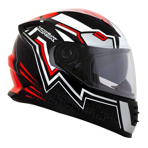 capacete NORISK SOUL WIZARD PRETO/BRANCO