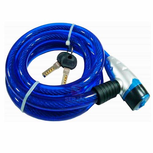 Trava Anti Furto Articulada Cadeado Moto, Estepe 1,20 X 15mm