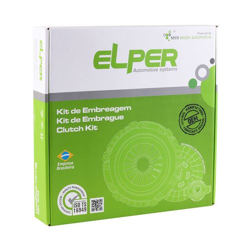 KIT DE EMBREAGEM FORD PAMPA MOTOR AP 1.6 87 88 89 90... - 62277 - 80196
