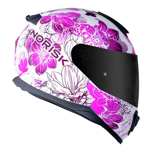 CAPACETE NORISK RAZOR BLOOM ROSA